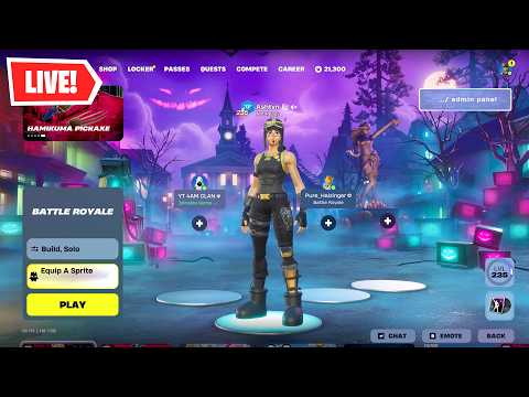 Fortnite - Live Custom Games (Hide & Seek) Halloween Cosplay 🤡