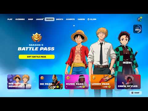 NEW BATTLE PASS..!! ONE PIECE MINI SEASON!!