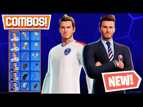 BEST DAVID BECKHAM Skin Combos (BOTH ICON SKINS!) - Fortnite