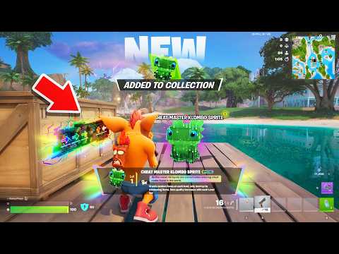 I FOUND The CHEAT MASTER KLOMBO SPRITE in Fortnite! (All Codes)