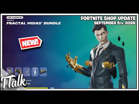 Fortnite Shop *NEW* MIDAS SKIN & MORE! [September 5th, 2026] (Fortnite Chapter 7)