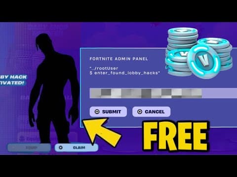 LEAK ADMIN CODE SURPRISE FORTNITE LOBBY HACK CODES FORTNITE CODES ADMIN PANEL CODES HOW TO GET FREE