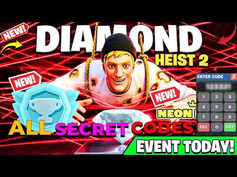 ALL Secret Codes In Diamond Heist 2 [ROGUELIKE] - Fortnite map