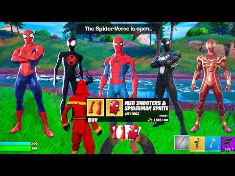 I Pretended To Be SPIDER-MAN NPCs In Fortnite!