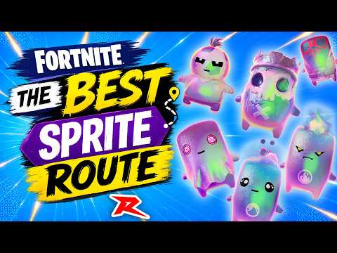 How To FIND Rare Sprites FAST! BEST Farming Route in Fortnite