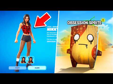 *NEW* FREE REWARDS & NEW SPRITES Added in Fortnite Update! (Obsession Skin & All Codes)