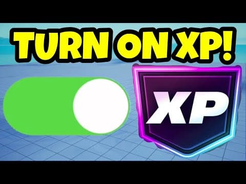 ALL WAYS TO TURN ON XP In Fortnite Creative Tutorial!!