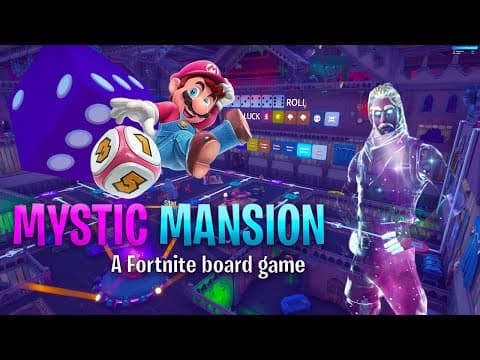 Mystic Mansion... the *NEW* Mario Party Board Game in Fortnite! IMPOSSIBLE to cheat!