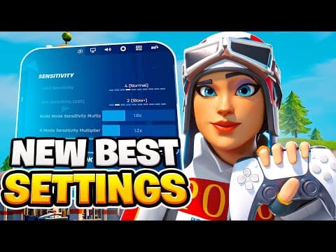 NEW BEST Controller SETTINGS & Sensitivity in Fortnite Chapter 6