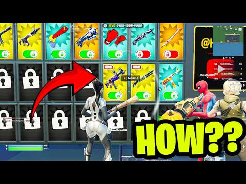 New Bat Rifle Weapon In 1v1 With Every Gun Fortnite Map