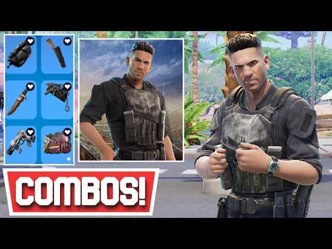 *NEW* BEST THE PUNISHER SKIN COMBOS! | Fortnite
