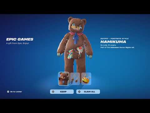 Is This The WORST Fortnitemares Skin Yet?! (Halloween Horror Nights HamiKuma Bundle Gameplay)