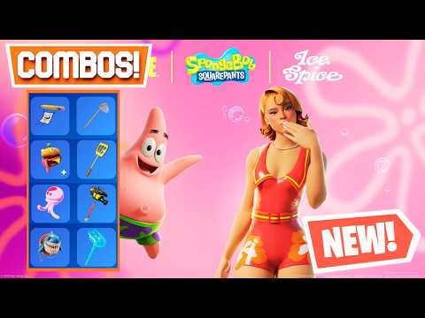 BEST BIKINI BOTTOM ICE SPICE Skin Combos (Bikini Bottom Ice Spice & Patrick Star Bundle!) - Fortnite