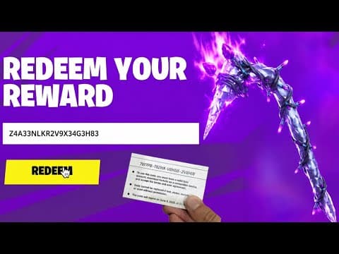FREE CODES TO GET CRYSTALLIZED PUNISHER PICKAXE in FORTNITE CRYSTAL CANDY AXE RETURN RELEASE DATE 