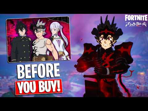 BLACK CLOVER BUNDLE | Gameplay + Reactive Tests! Before You Buy (Fortnitemares 2026)