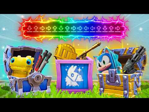 Can I Win Using ONE of EVERY Chest? (Fortnite)
