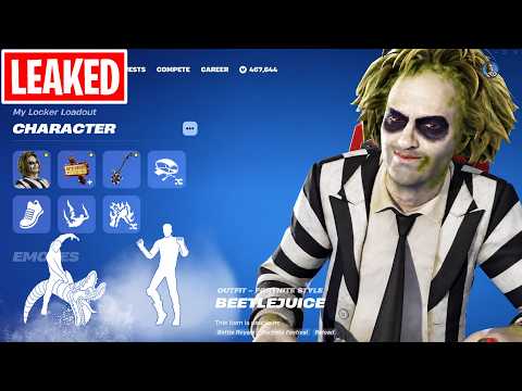 Everything in the NEW BEETLEJUICE Bundle! (Fortnite Early Showcase)