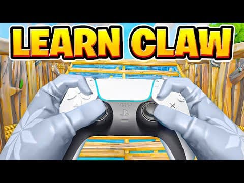 HOW TO LEARN CLAW (Easy Handcam Claw Tutorial) Fortnite Controller