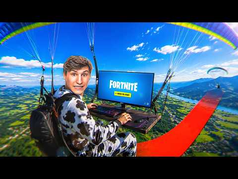 Ich habe 1.000m über dem Boden gezockt... 🪂