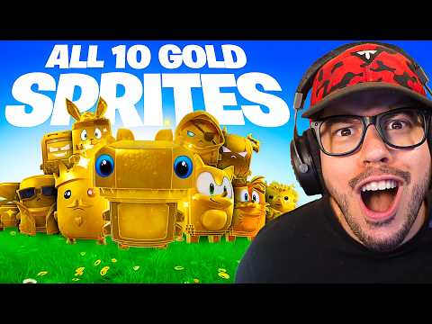 Finding ALL 10 GOLD SPRITES in 2 HOURS! (NEW)