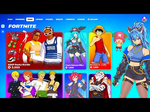 Fortnite ANIME SEASON UPDATE LEAKED EARLY (All Item Shops, ONE PIECE, Battle Pass + FREE Rewards)