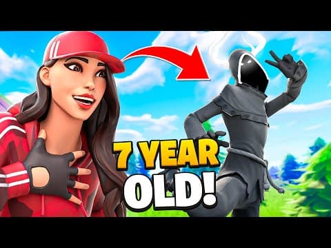 I met the CUTEST 7 YR OLD on FORTNITE 🥰