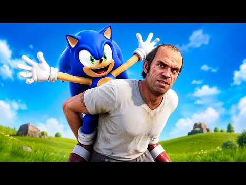GTA Trevor and Sonic the Hedgehog BECOME BEST FRIENDS!!.. Fortnite