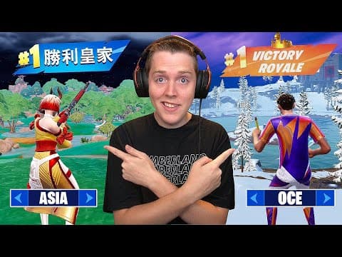I Spectated UNREAL Ranked Reload In *EVERY* Region! (Fortnite)