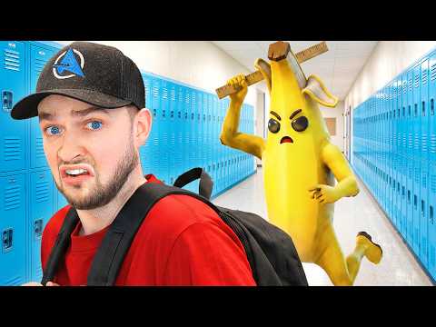 I Went Back to SCHOOL in Fortnite…