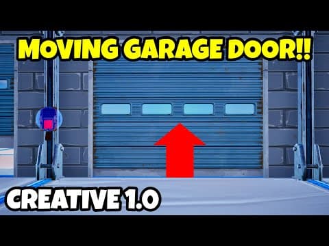How To Make MOVING GARAGE DOOR In Fortnite Creative 1.0!! (2026 Super Easy Tutorial)