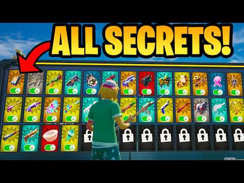 How To Get Every Secret in 1vs1 with every gun Fortnite [NEW SPIDER SMG]