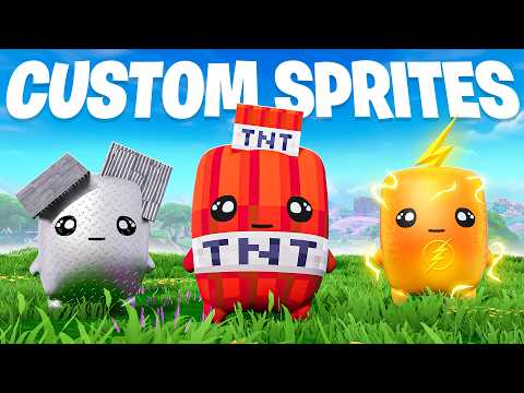 I Added CUSTOM SPRITES To Fortnite!