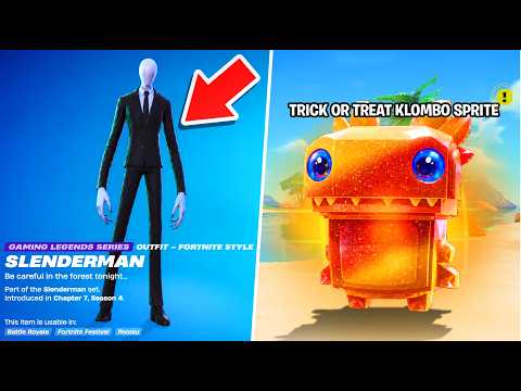 *NEW* FREE REWARDS & NEW SPRITES Added in Fortnite Update! (Slenderman Skin & All Codes)