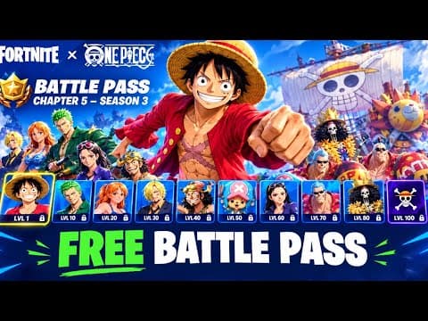 How To Get FREE NEXT BATTLE PASS in FORTNITE FREE BATLLE PASS TREASURE HUNTERS SEASON 5 CHAPTER 7