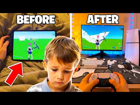 This Mobile Player got BULLIED, So I Bought him a PS5