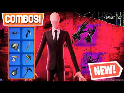 THE SLENDER MAN *BEST* Skin Combos (SLENDER MAN BUNDLE!) - Fortnite