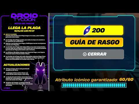 NUEVA ACTUALIZACIÓN DE DROID TYCOON v1.36 - RASGOS ICÓNICOS GARANTIZADOS + NUEVA VARIANTE