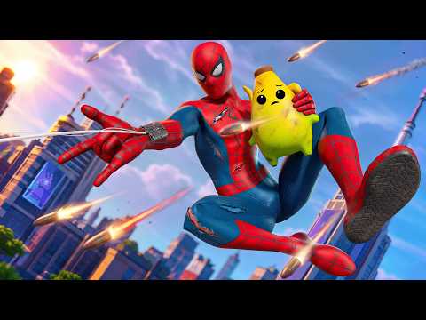 Spider-Man SAVES Sprite Peely's LIFE.. Fortnite