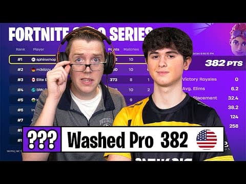 Can I Coach A *WASHED* Pro Player To Earnings? (Fortnite)