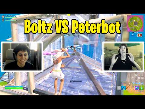 Boltz VS Peterbot 2v2 Realistics w/ Reet & Rapid! #fortnite