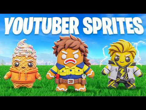 I Added YOUTUBER SPRITES To Fortnite!