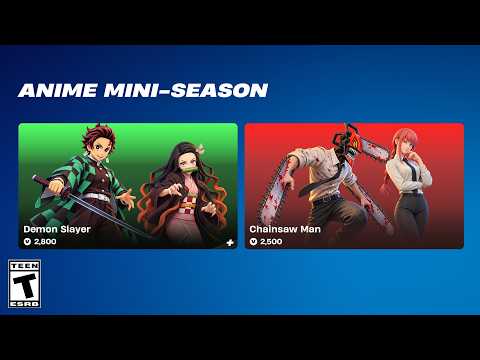 New Season ALL Anime Official Reveal - Fortnite