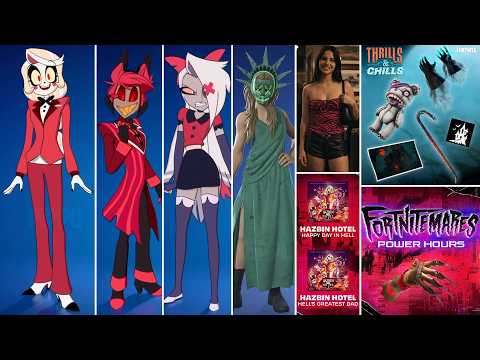 SKINS HAZBIN HOTEL | COPA LADY LIBERTY (LA PURGA) y MÁS