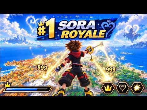 I Pretended To Be BOSS Sora In Fortnite! (Kingdom Hearts)