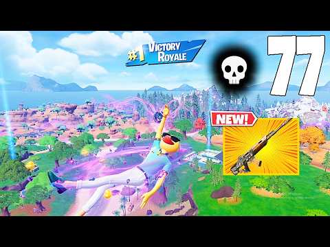 77 Elimination Solo Vs Squads/squads "Zero Build" Gameplay Wins (NEW Fortnite Chapter 7 Season 3 PC)