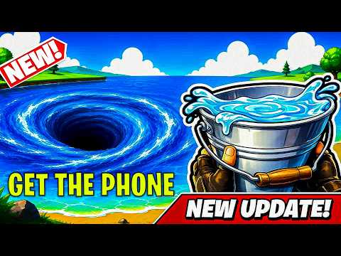 DRAIN THE LAKE MAP FORTNITE MAP FIND THE PHONE
