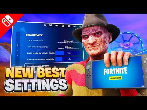 *NEW* Best Nintendo Switch Settings + Sensitivity For Fortnite Chapter 7! (Fortnite Tutorial)