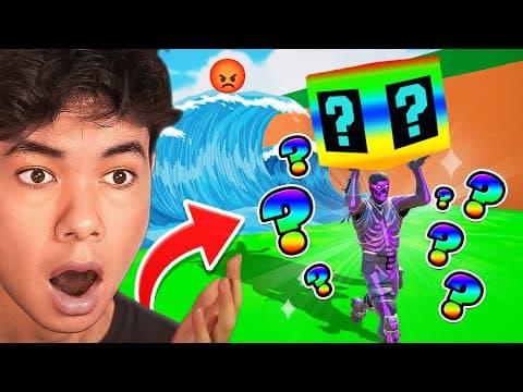 FORTNITE ESCAPE TSUNAMI FOR LUCKY BLOCKS!