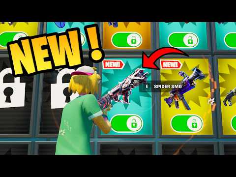 NEW Spider SMG in 1vs1 with every gun Fortnite