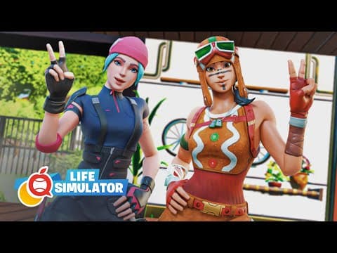 Life Simulator *NEW Fortnite Social Simulation Map*
